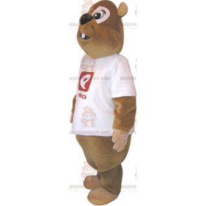 Beaver BIGGYMONKEY™ Mascot Costume with Tee - Biggymonkey.com