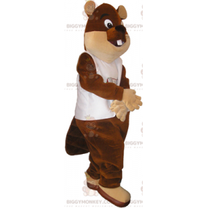 Big Eyes Beaver BIGGYMONKEY™ mascottekostuum - Biggymonkey.com