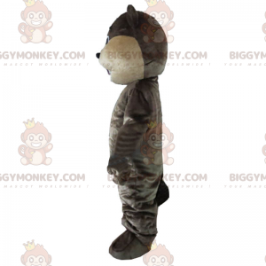 Σκούρο καφέ Κοστούμι μασκότ BIGGYMONKEY™ Beaver -