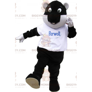 Sort Beaver BIGGYMONKEY™ maskotkostume - Biggymonkey.com
