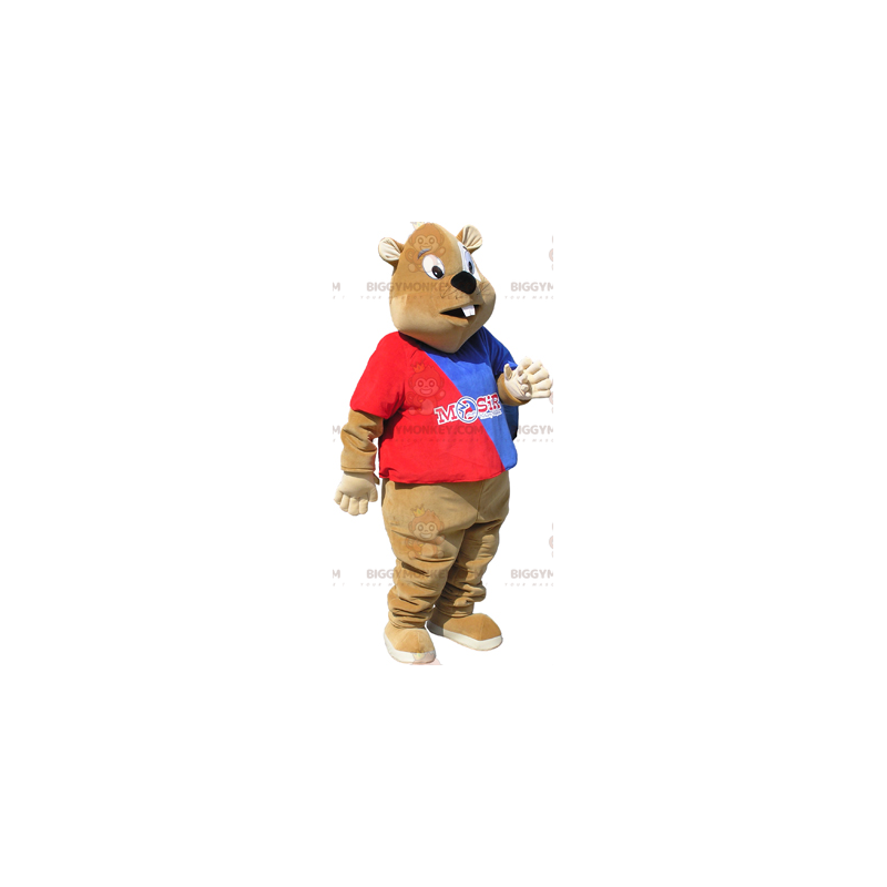 Supporter Beaver BIGGYMONKEY™ Mascot Costume - Biggymonkey.com