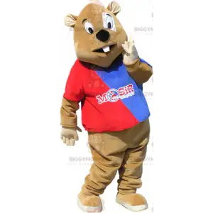 Supporter Beaver BIGGYMONKEY™ Mascot Costume - Biggymonkey.com