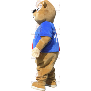 Supporter Beaver BIGGYMONKEY™ mascottekostuum - Biggymonkey.com
