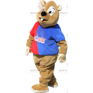 Supporter Beaver BIGGYMONKEY™ mascottekostuum - Biggymonkey.com