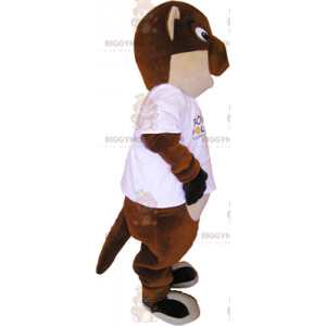 Big Eyes Beaver BIGGYMONKEY™ maskotdräkt - BiggyMonkey maskot