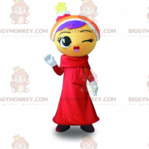 Disfraz de mascota de cantante de coro navideño BIGGYMONKEY™ - Mascotas de Navidad y Acción de Gracias - BiggyMonkey.com