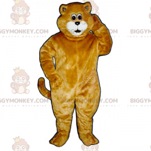 Στολή μασκότ BIGGYMONKEY™ με λευκό ρύγχος - Biggymonkey.com