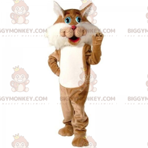 Costume mascotte BIGGYMONKEY™ da gatto in morbida pelliccia -
