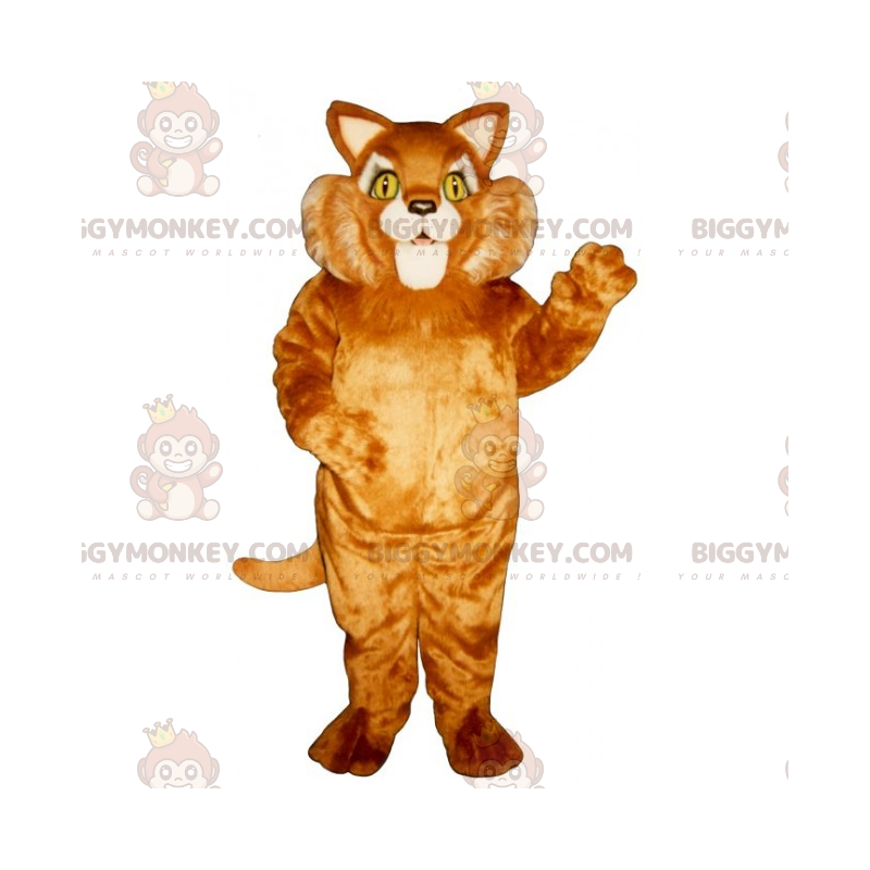 Fat Cheeked Cat BIGGYMONKEY™ Maskotdräkt - BiggyMonkey maskot