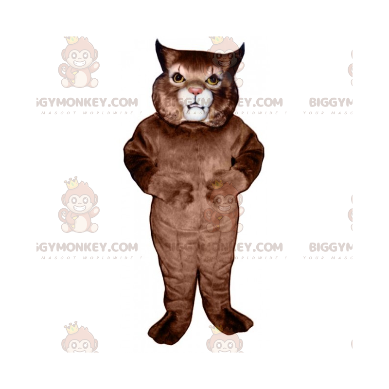 Costume da mascotte BIGGYMONKEY™ da gatto dalle orecchie a punta