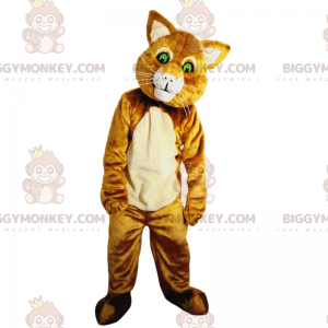 Costume de mascotte BIGGYMONKEY™ de chat aux yeux verts -