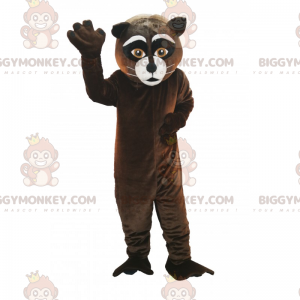 Cat BIGGYMONKEY™ Mascot Costume with White Whiskers -