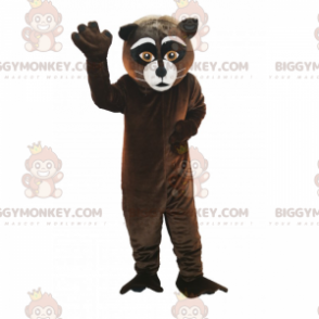 Katte BIGGYMONKEY™ maskotkostume med hvide knurhår -