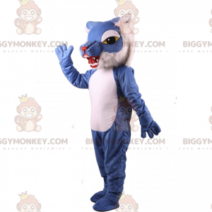 Kostým maskota modrobílé kočky BIGGYMONKEY™ – Biggymonkey.com