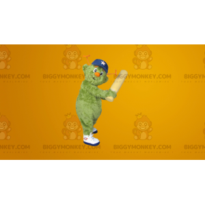 Kostým maskota BIGGYMONKEY™ All Hairy Green Man - Pánské maskoti - BIGGYMONKEY_023 - BiggyMonkey.com