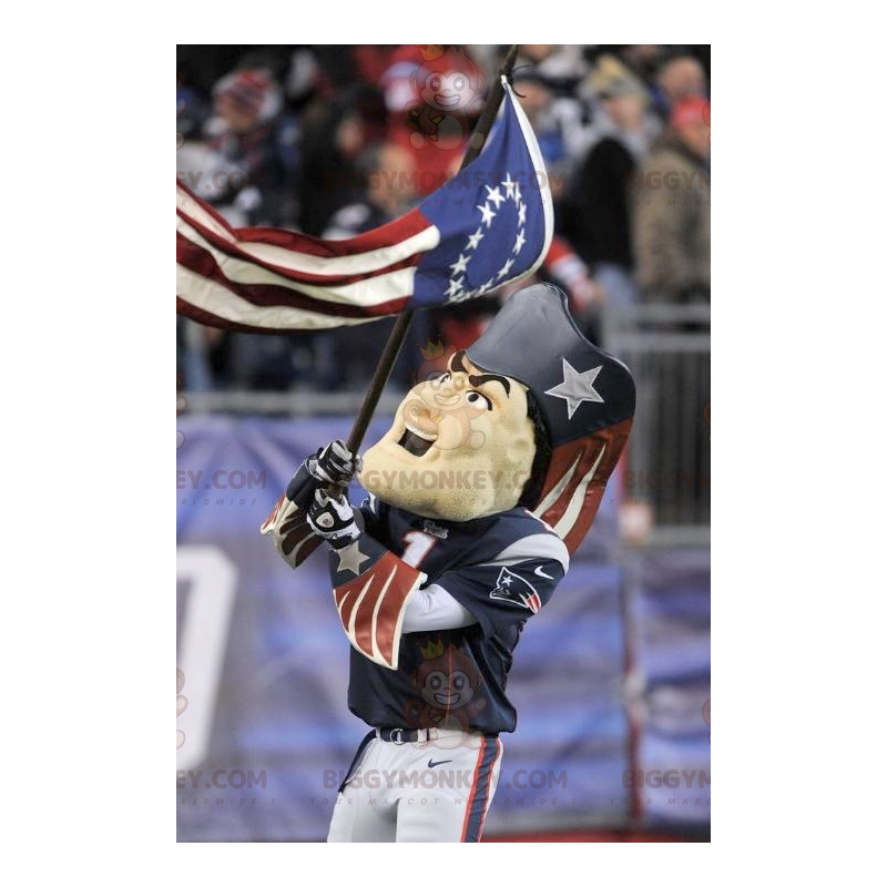 Patriot Man Republican Colors BIGGYMONKEY™ Mascot Costume - Patriot Man Republican Colors BIGGYMONKEY™ Mascot Costume -