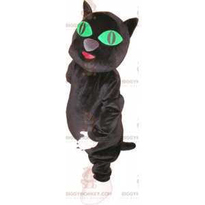 Costume de mascotte BIGGYMONKEY™ de chat noir - Biggymonkey.com