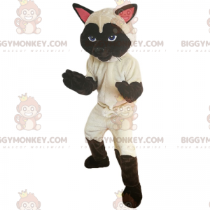 Blue Eyed Siamese Cat BIGGYMONKEY™ Mascot Costume -