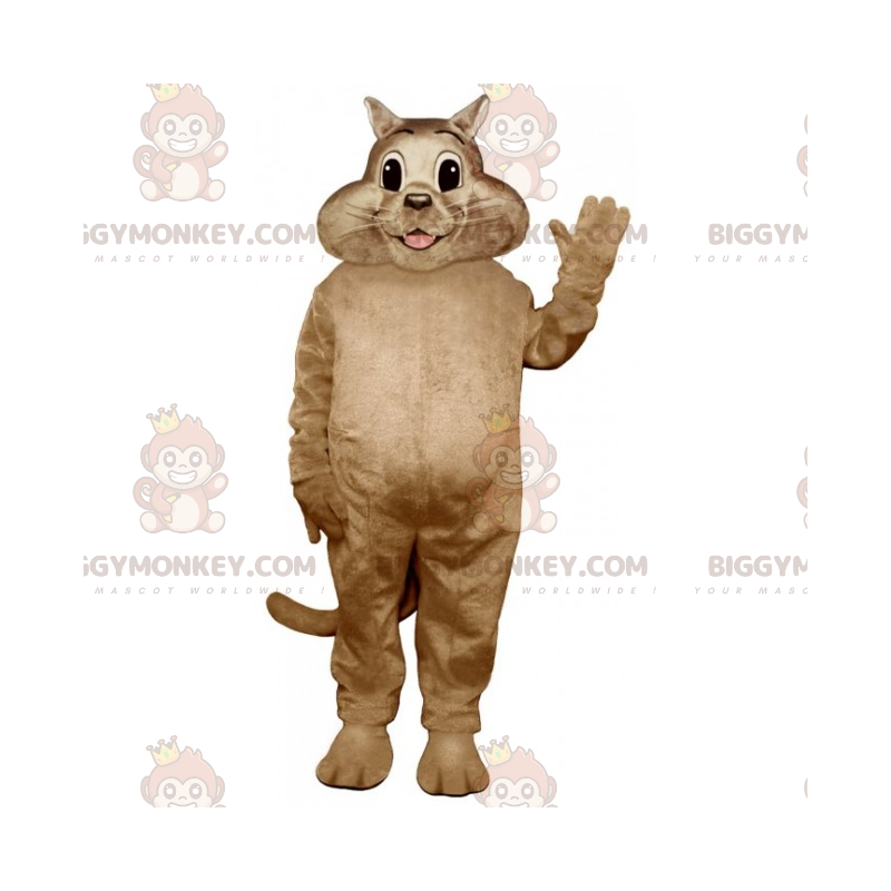 Lachende kat BIGGYMONKEY™ mascottekostuum - Biggymonkey.com Lachende kat BIGGYMONKEY™ mascottekostuum - Biggymonkey.com