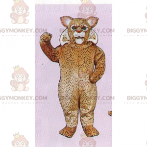 Weichhaariger Gepard BIGGYMONKEY™ Maskottchen-Kostüm -