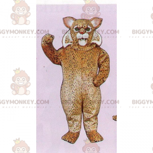 Στολή μασκότ BIGGYMONKEY™ με μαλακό μαλλί Cheetah -