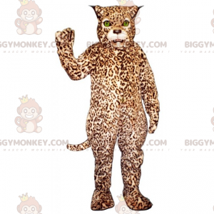 Grünäugiger Gepard BIGGYMONKEY™ Maskottchen-Kostüm -