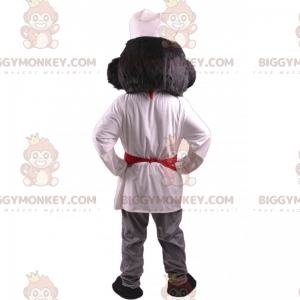 Koch BIGGYMONKEY™ Maskottchenkostüm mit großem Schnurrbart -