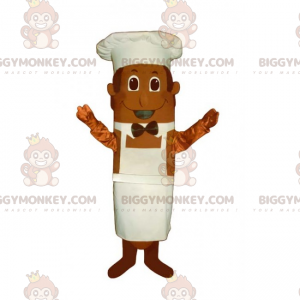 Kokken BIGGYMONKEY™ maskotkostume med sløjfe - Biggymonkey.com