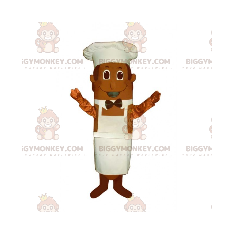 Disfraz de mascota Chef BIGGYMONKEY™ con pajarita - Disfraz de mascota Chef BIGGYMONKEY™ con pajarita -