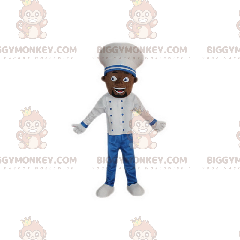 Hymyilevä kokin BIGGYMONKEY™ maskottiasu - Biggymonkey.com Hymyilevä kokin BIGGYMONKEY™ maskottiasu - Biggymonkey.com