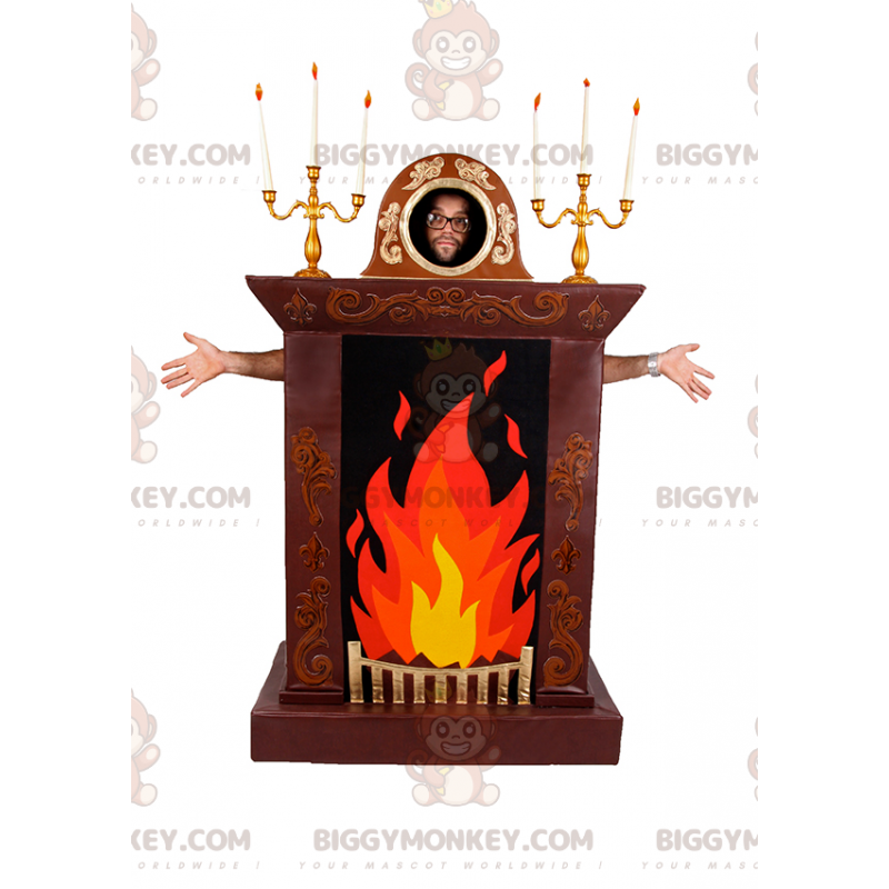 Στολή μασκότ τζακιού BIGGYMONKEY™ - Biggymonkey.com Στολή μασκότ τζακιού BIGGYMONKEY™ - Biggymonkey.com