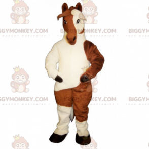 Bicolor Horse BIGGYMONKEY™ Mascot Costume - Horse Mascots - BIGGYMONKEY_015340 - BiggyMonkey.com