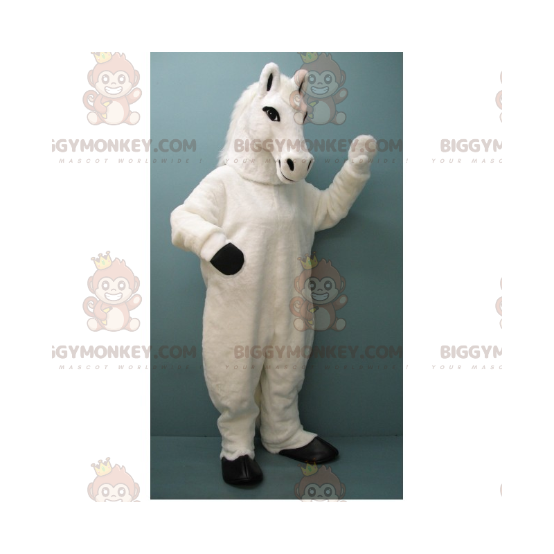 Fantasia de mascote Cavalo Branco BIGGYMONKEY™ – Biggymonkey.com