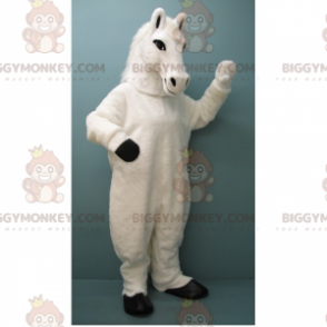 Fantasia de mascote Cavalo Branco BIGGYMONKEY™ – Biggymonkey.com