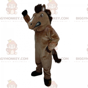 Fantasia de mascote de cavalo bravo BIGGYMONKEY™ –