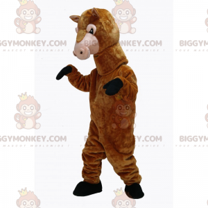 Fantasia de mascote de cavalo marrom BIGGYMONKEY™ –