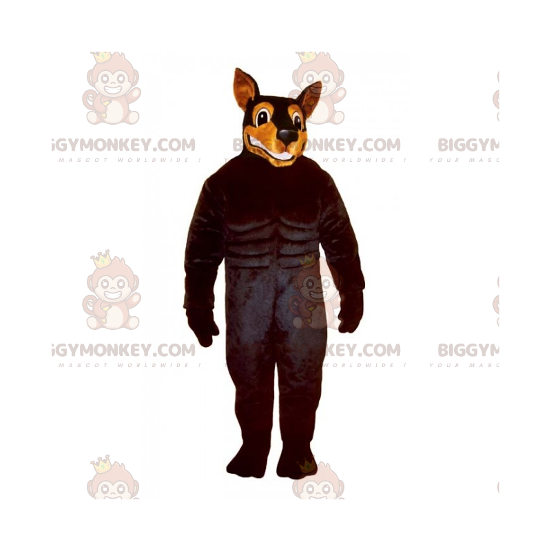 Koiran BIGGYMONKEY™ maskottiasu - Doberman - Biggymonkey.com