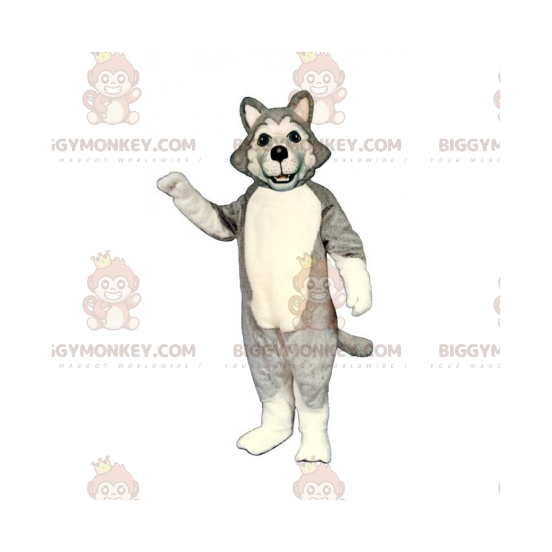 Traje de mascote para cachorro BIGGYMONKEY™ - Husky cinza – Traje de mascote para cachorro BIGGYMONKEY™ - Husky cinza –