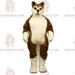 Hond BIGGYMONKEY™ Mascottekostuum - Bruin Husky -