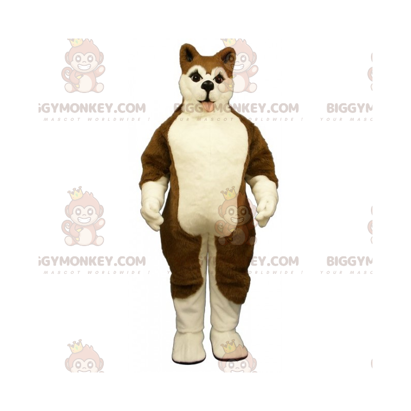 Hunde BIGGYMONKEY™ maskotkostume - brun husky - Biggymonkey.com