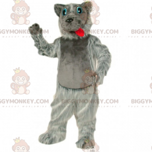Blue Eyed Dog BIGGYMONKEY™ maskotkostume - Hunde maskoter - BIGGYMONKEY_015400 - BiggyMonkey.com