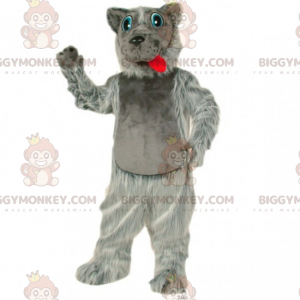 Fantasia de mascote de cachorro de olhos azuis BIGGYMONKEY™ –