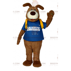 Hond BIGGYMONKEY™ mascottekostuum met doktersaccessoires -