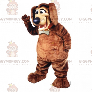 Hund BIGGYMONKEY™ maskotdräkt med halsband och tagg -