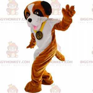 Dog BIGGYMONKEY™ Mascot Costume with Medal - Biggymonkey.com