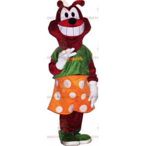 Dog in Skirt BIGGYMONKEY™ Mascot Costume - Dog mascots - BIGGYMONKEY_015418 - BiggyMonkey.com