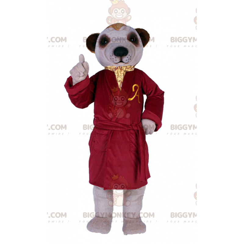 BIGGYMONKEY™ Dog Mascot Costume In Red Deluxe Bathrobe – BIGGYMONKEY™ Dog Mascot Costume In Red Deluxe Bathrobe –