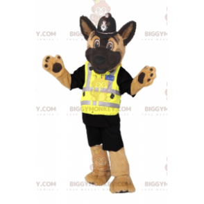 Kostým maskota psa BIGGYMONKEY™ v kostýmu policisty - Maskoti psů - BIGGYMONKEY_015424 - BiggyMonkey.com