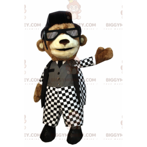 Kostým maskota psa BIGGYMONKEY™ Rock'n'Roll Outfit –