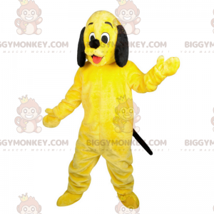 Kostým maskota žlutého a černého psa BIGGYMONKEY™ –